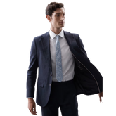 Tailored Fit Italian Performance Linen Blend Suit Jacket